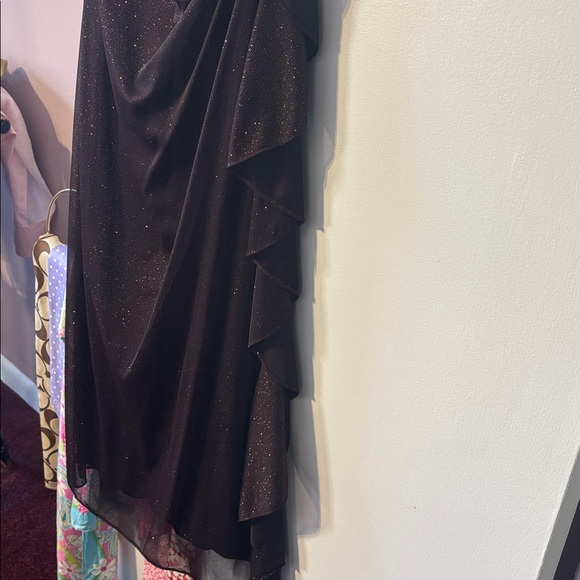 Vintage Y2K Whimsigoth Fairy Maxi Dress Sparkle Sexy Ruffle Hot Long Gown Prom - Picture 8 of 17